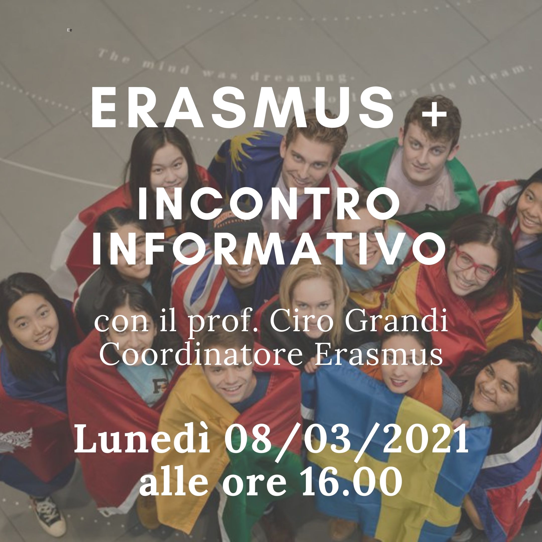 Costruisci il tuo futuro studiando all'estero! Pubblicato il bando Erasmus+ 2021/22