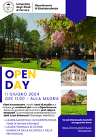 Open day corsi di studio del Dipartimento