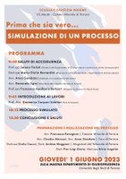 Prima che sia vero......SIMULAZIONE DI UN PROCESSO