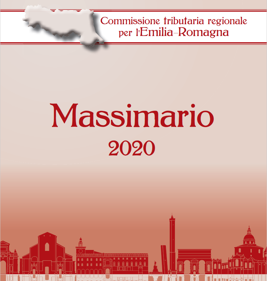 Pubblicato il Massimario ufficiale della Commissione tributaria regionale dell'Emilia romagna. 